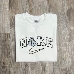 Nike Ghost Embroidered Crewneck Sweatshirt - Optional Glitter